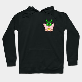 Gay Green Pup Bum Squeeze Hoodie